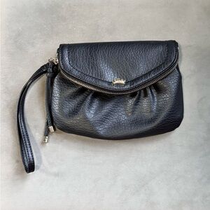 Juicy Couture Black Leather Clutch